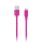 Xqisit Charge&sync microUSB2.0/USB cotton pink - 1425980 - zdjęcie